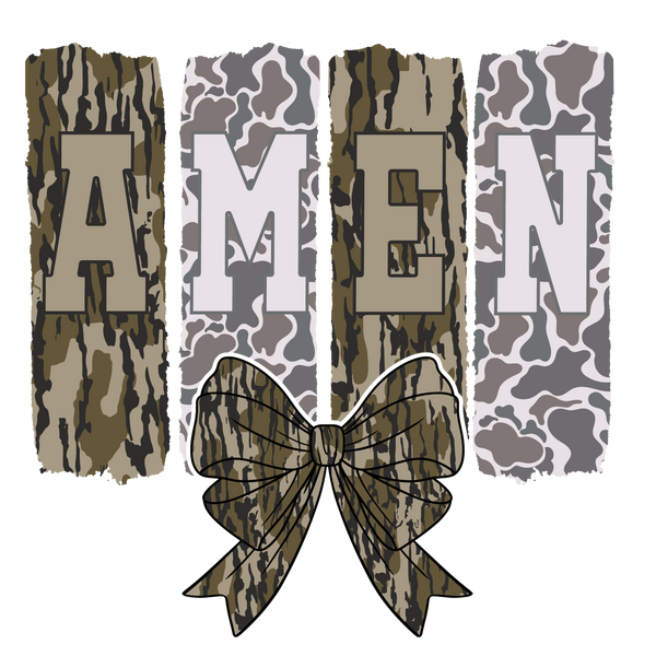 Amen In Camo Bow Hunting Tee