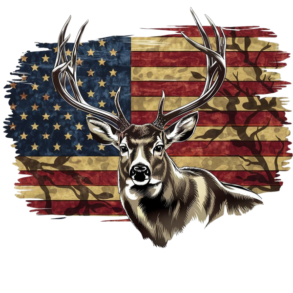 USA Flag Buck