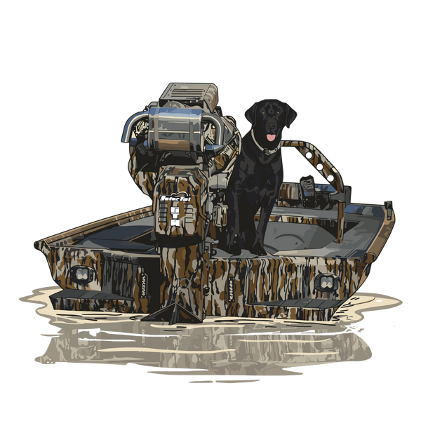 Black Dog Mud Boat Tee